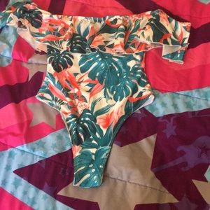 Tropical body suit